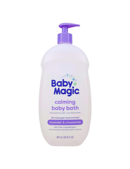 Baño Calmante para Bebés Baby Magic 887 ml con Lavanda y Manzanilla