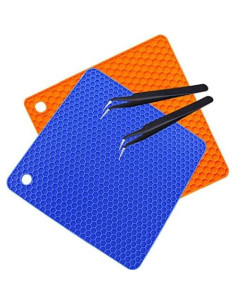 Almohadilla de Silicona Dielianyi 2PCS Resistente al Calor 2