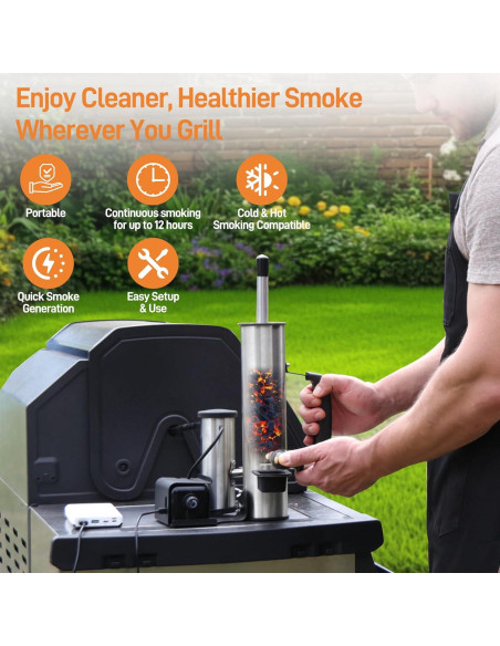 Generador de Humo Eléctrico Portátil Smokai 2025 - Control Ajustable