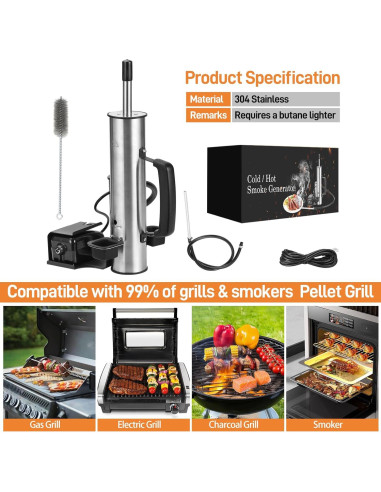 Generador de Humo Eléctrico Portátil Smokai 2025 - Control Ajustable