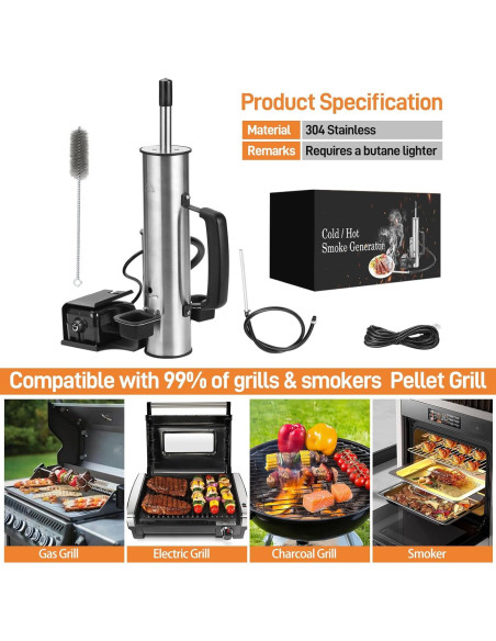 Generador de Humo Eléctrico Portátil Smokai 2025 - Control Ajustable