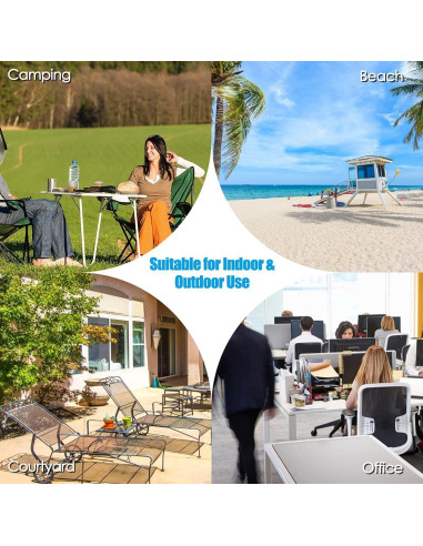 Cama de Camping Plegable Giantex Azul 190.5x55.9 cm 159 kg