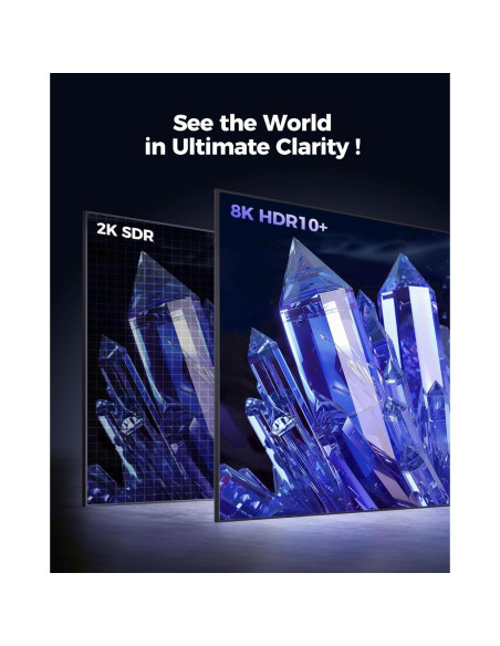 Cable HDMI 2.1 Silkland 0.30m Ultra Alta Velocidad 48Gbps