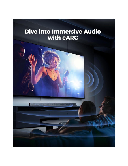 Cable HDMI 2.1 Silkland 0.30m Ultra Alta Velocidad 48Gbps