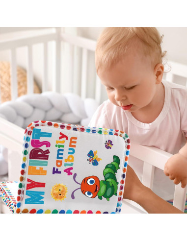 Álbum Familiar de Tela Suave Fullhawl 17 Fotos 14x18 cm