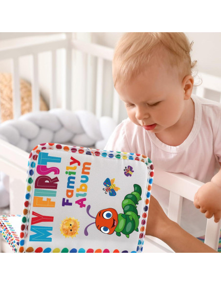 Álbum Familiar de Tela Suave Fullhawl 17 Fotos 14x18 cm