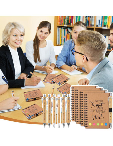 30 Juegos de Cuadernos Espirales y Bolígrafos Czlotyh