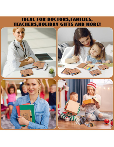 30 Juegos de Cuadernos Espirales y Bolígrafos Czlotyh