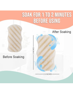 Esponja Exfoliante de Konjac PureSOL - Carbón Activado 100% Natural 2