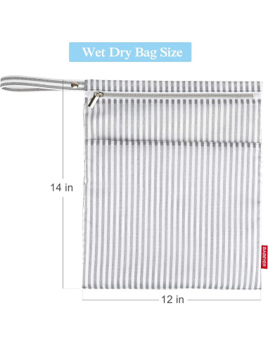 2 Bolsas Húmedas Secas BABEYER Impermeables 35.56x30.48cm