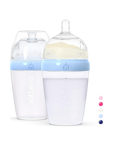 Biberones Anti-Cólicos INTTERO 9oz (266ml) 2pk Azul