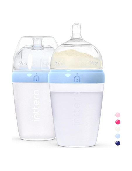 Biberones Anti-Cólicos INTTERO 9oz (266ml) 2pk Azul