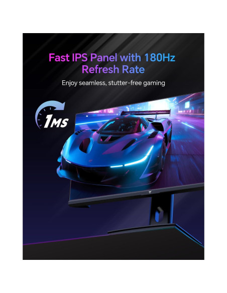 Monitor Gaming KTC 24" QHD 180Hz IPS HDR400 Altura Ajustable