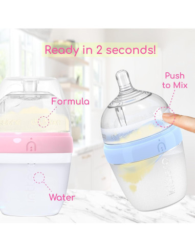 Biberones Anti-Cólicos INTTERO 9oz (266ml) 2pk Azul