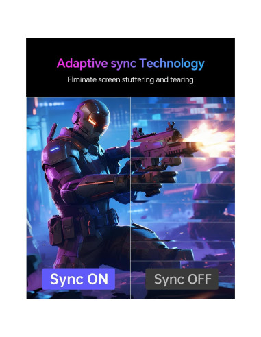 Monitor Gaming KTC 24" QHD 180Hz IPS HDR400 Altura Ajustable