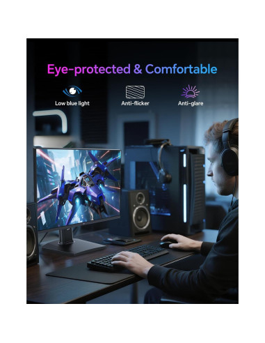 Monitor Gaming KTC 24" QHD 180Hz IPS HDR400 Altura Ajustable