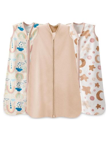 Saco de Sueño para Bebés 0-6 Meses Wrrernsin 100% Algodón