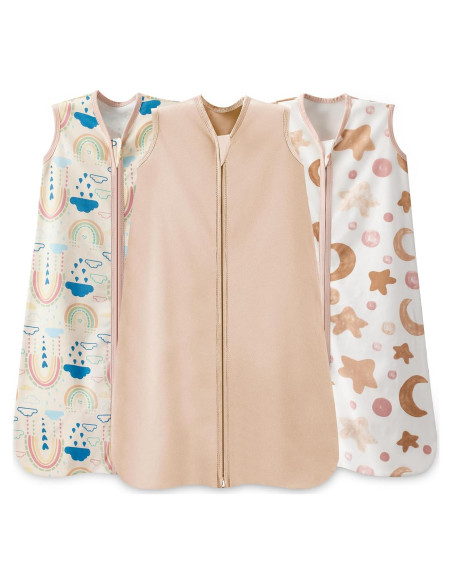 Saco de Sueño para Bebés 0-6 Meses Wrrernsin 100% Algodón