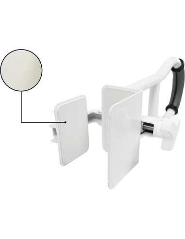 Barandilla de Seguridad KMINA para Bañera - Acolchada, Ajustable