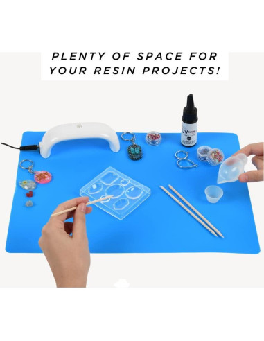 Hojas de Silicona Grande 2 Pack Blue Moon Beads 40x30 cm