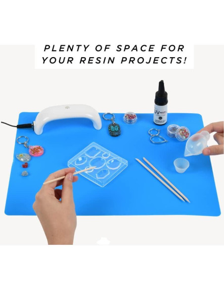 Hojas de Silicona Grande 2 Pack Blue Moon Beads 40x30 cm