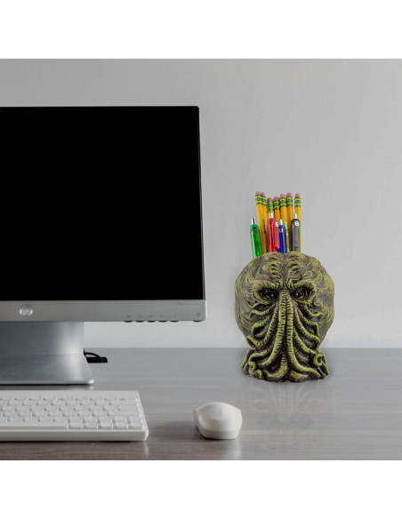 Maceta Cthulhu Toy Vault 10 cm Resina Verde con Negro