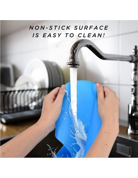 Hojas de Silicona Grande 2 Pack Blue Moon Beads 40x30 cm