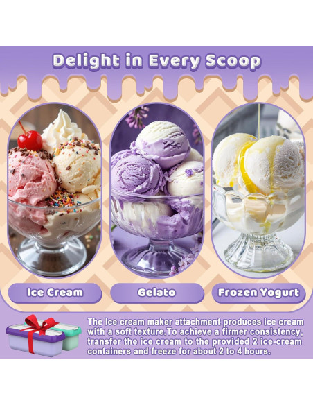 Accesorio para Hacer Helados KitchenAid 2 Contenedores 1.89L