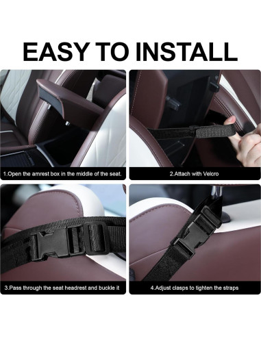 Soporte de bolso para automóvil knIykmr negro gran capacidad