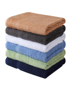 Juego de Toallas de Baño 6 Piezas Algodón Towel and Linen Mart
