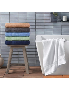 Juego de Toallas de Baño 6 Piezas Algodón Towel and Linen Mart 2