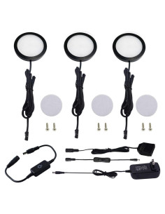 Kit de Iluminación LED AIBOO 3 Luces Regulables Blanco Cálido
