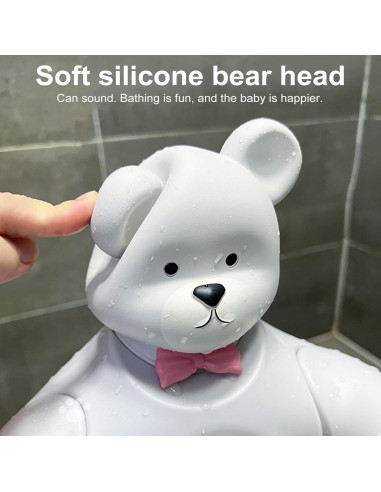 Soporte para Ducha de Bebé Ajustable Gris - Seguridad Antideslizante