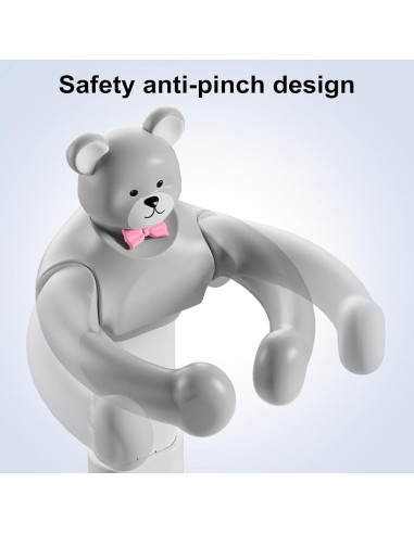 Soporte para Ducha de Bebé Ajustable Gris - Seguridad Antideslizante