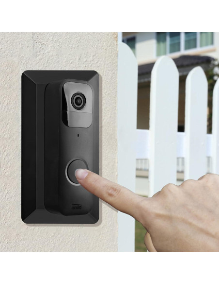 Placa de Pared HOLACA para Timbre de Video Blink - ABS Negro