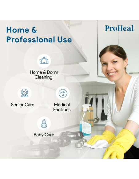 Toallitas Secas Desechables ProHeal - 1200 Unidades - 18x33 cm