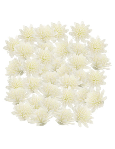 100 Flores Difusoras de Aroma WOFASHPURET - Rosa Blanca 5x5cm