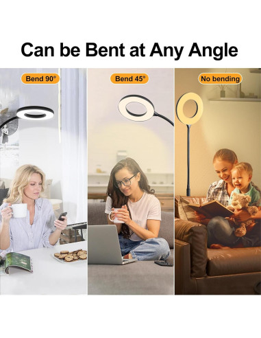 Lámpara de Pie LED YOPSTAR 12W 1000LM con Control Remoto