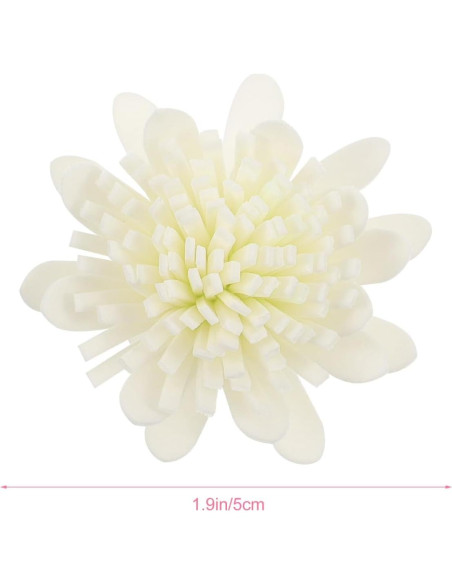 100 Flores Difusoras de Aroma WOFASHPURET - Rosa Blanca 5x5cm