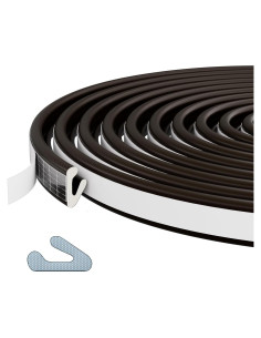 Tira de Sellado de Espuma ESUFEIR 2pcs 7.92m Marrón