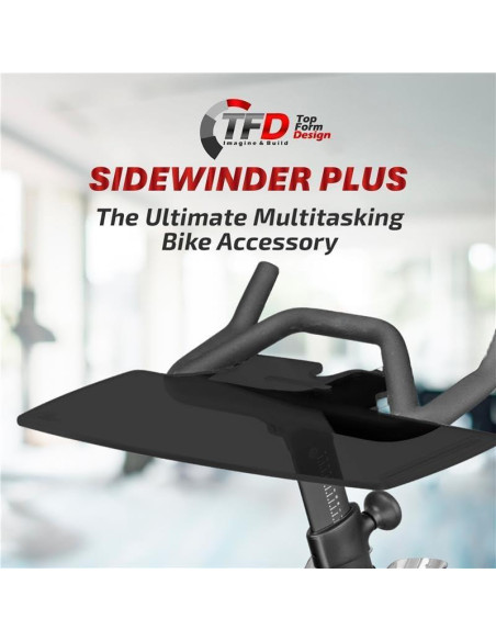 Bandeja Soporte TFD Sidewinder+ para Peloton Bike Plus - Negro