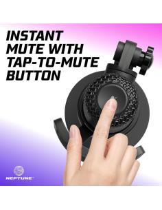 Micrófono de Juego Neptune NSGM | Streaming y Podcasting USB 2