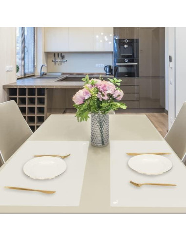 Juego de 2 Tapetes de Silicona Gruesa Folksy Super 71x50 cm