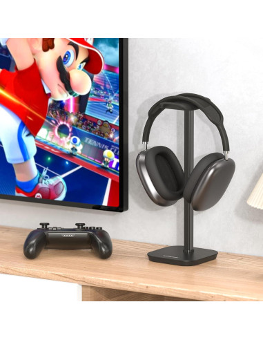 Soporte para Auriculares MANMUVIMO STAND.100 Aluminio Negro
