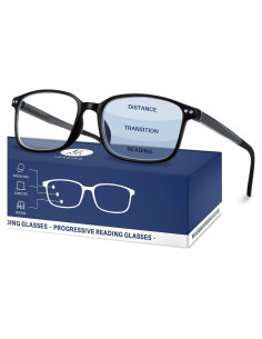 Gafas de Lectura Progresivas TR90 con Bloqueo Luz Azul 1.0x