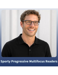 Gafas de Lectura Progresivas TR90 con Bloqueo Luz Azul 1.0x 2