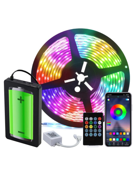 Tira LED RGB VST 2.99m Impermeable IP65 Control Bluetooth