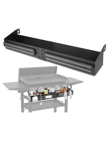 Caddy Frontal para Plancha Blackstone 28" con Soportes Magnéticos