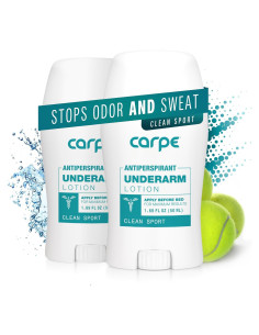 Desodorante Antitranspirante Carpe 50 ml - Aroma Limpio - Paquete de 2
