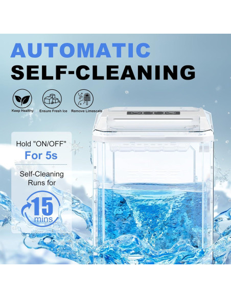 Máquina de Hielo Portátil OLIXIS 12 kg/24H Autolimpieza